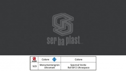 Serbaplast-Colori-serramenti-PVC-Spectral-Verde-Ral-6012-Ultraopaco